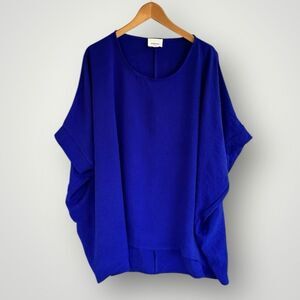 🎉5 for $45 🎉 Andree Top Blouse Shirt Size L Blue